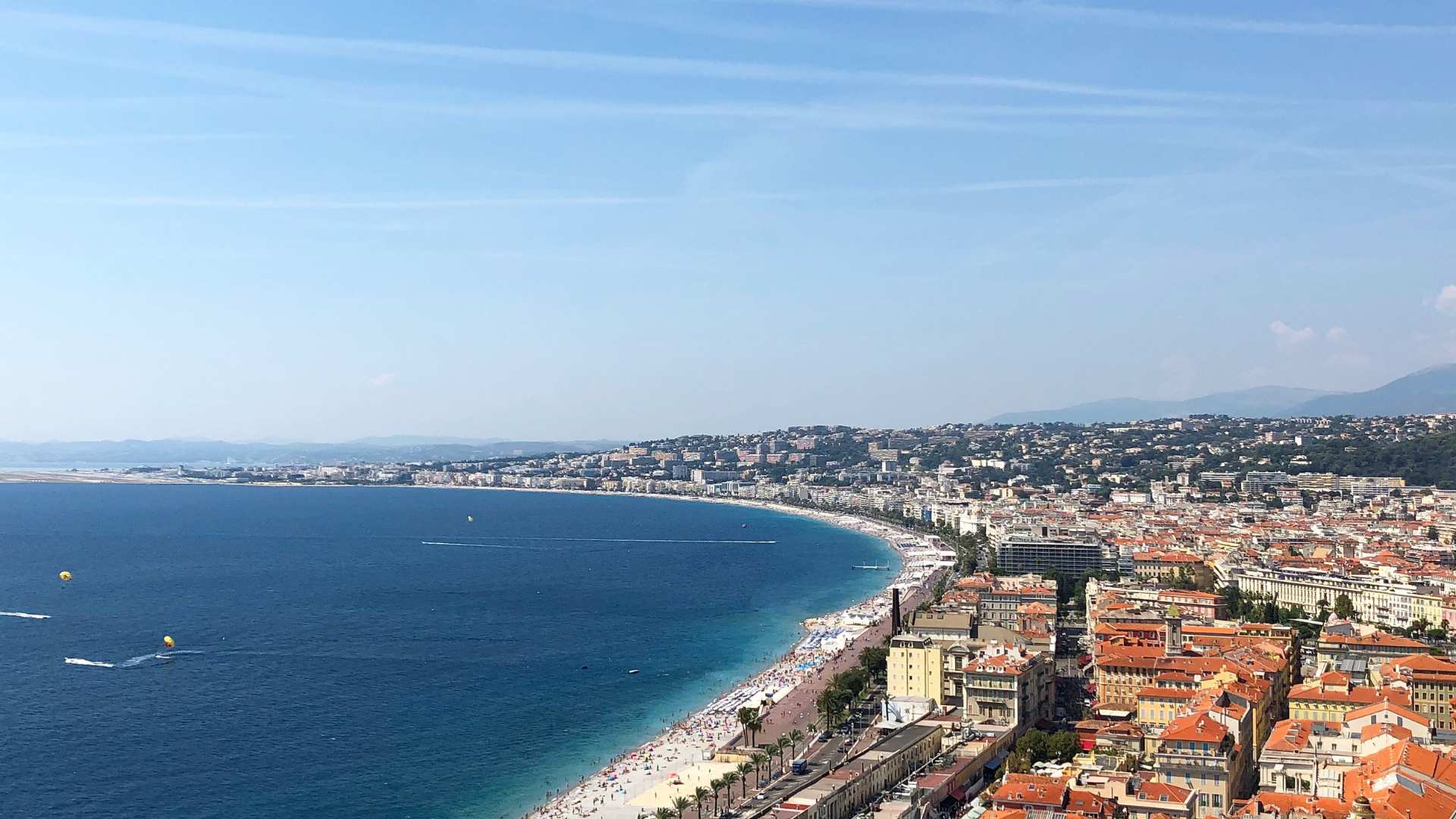 Vue panoramique de Nice