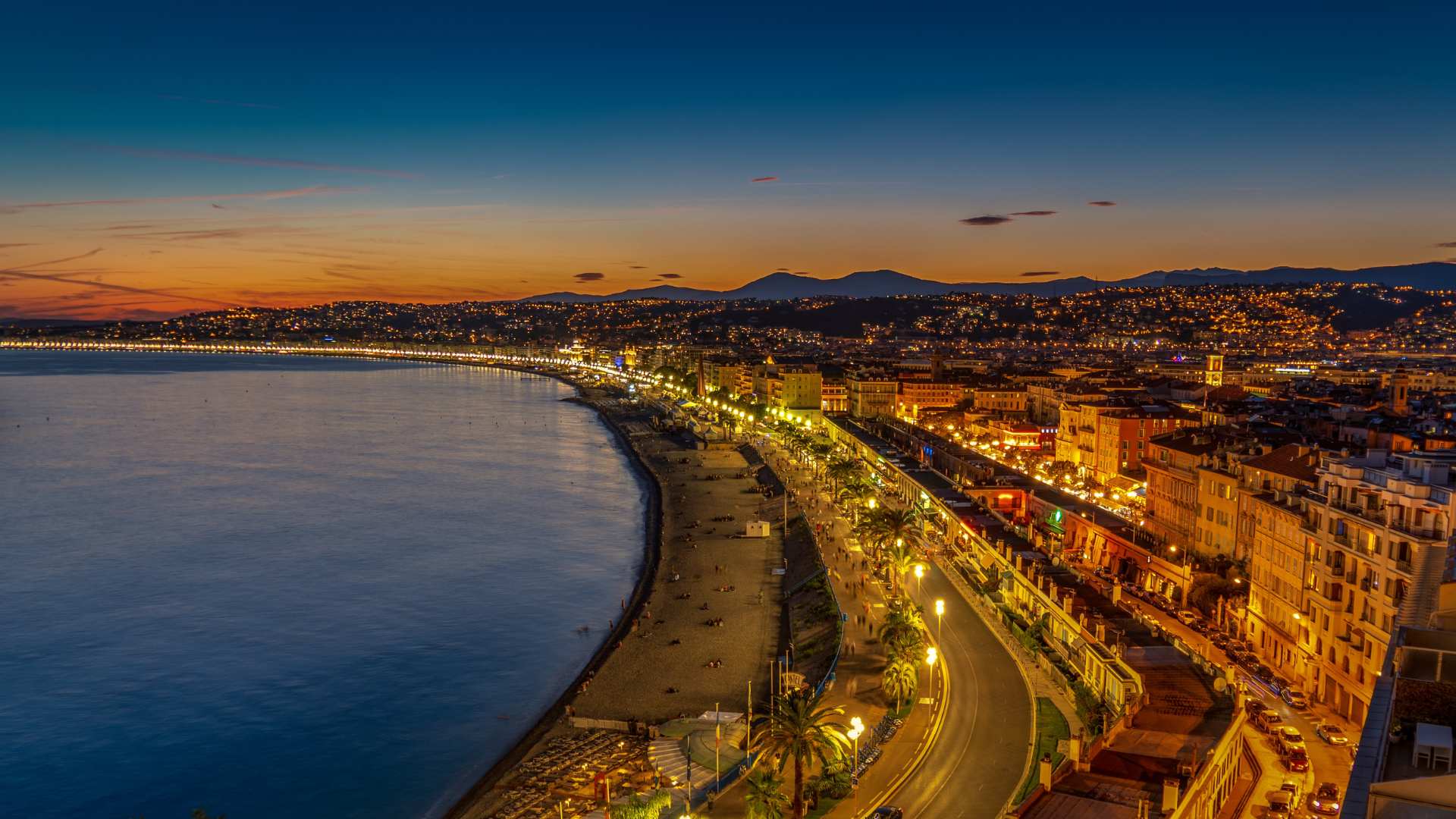 Promenade Nice de nuit